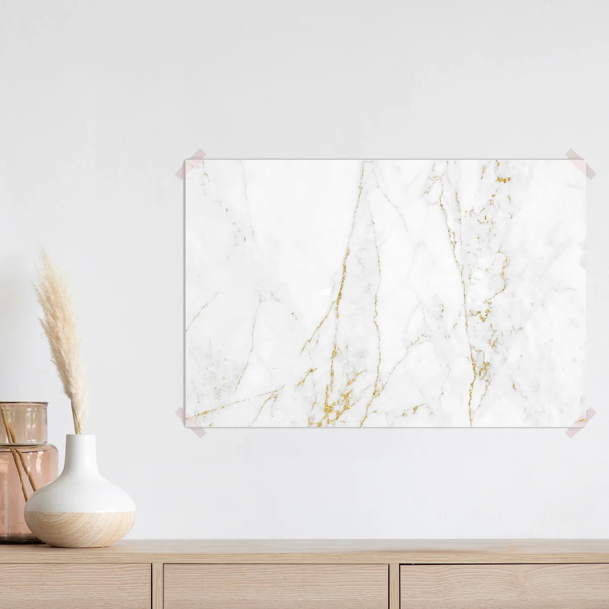 Poster weißer marmor mit goldenen adern Poster weißer marmor mit goldenen adern