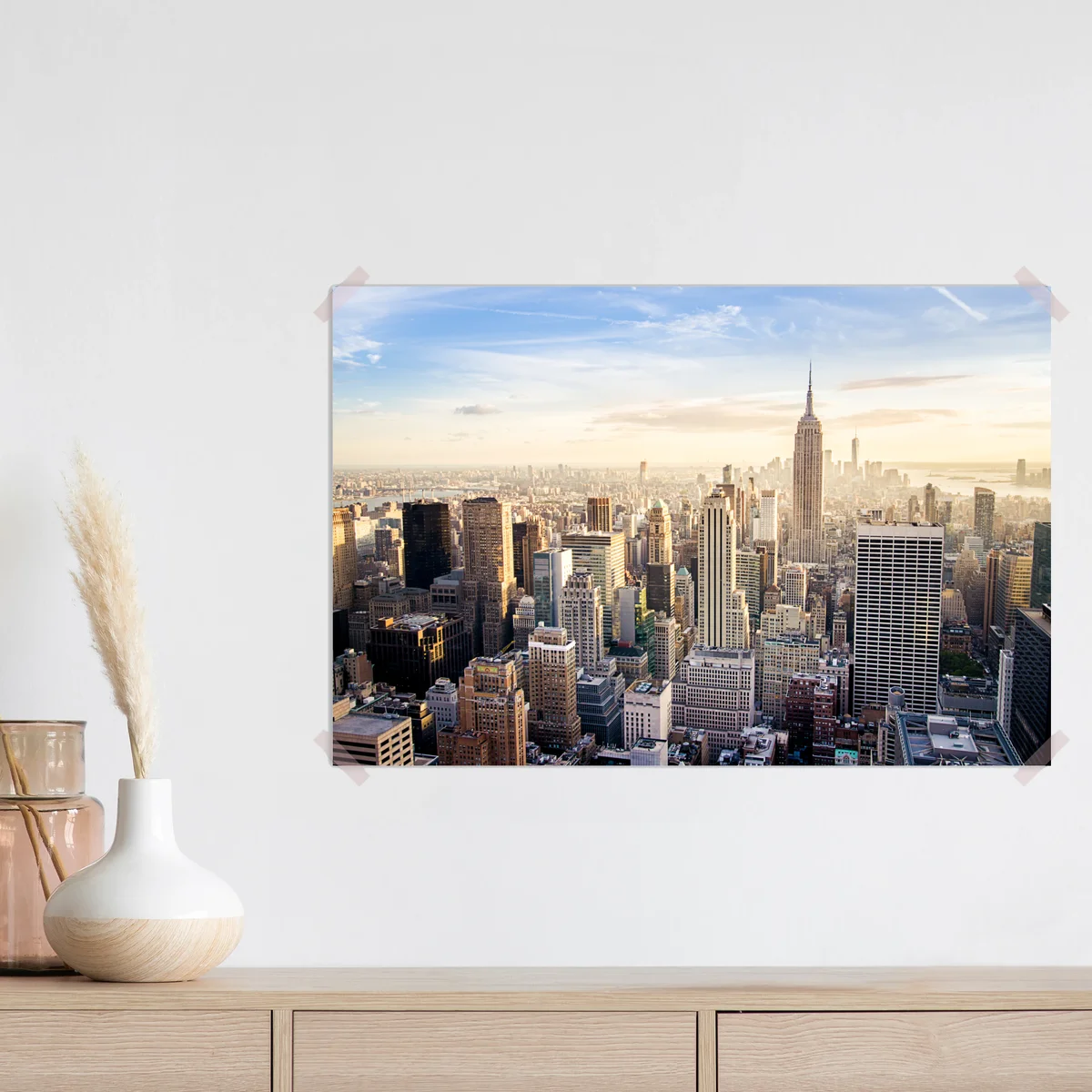 Poster New York skyline im morgenlicht Poster New York skyline im morgenlicht