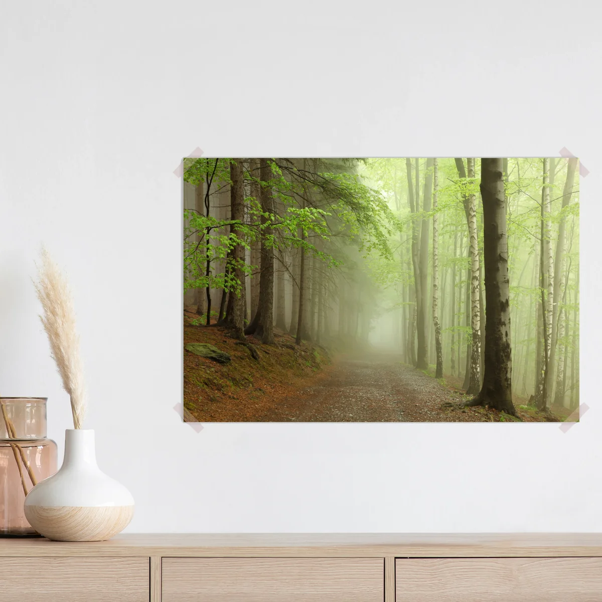 Poster nebliger waldpfad • Poster bei Wallnifity® Poster nebliger waldpfad • Poster bei Wallnifity®