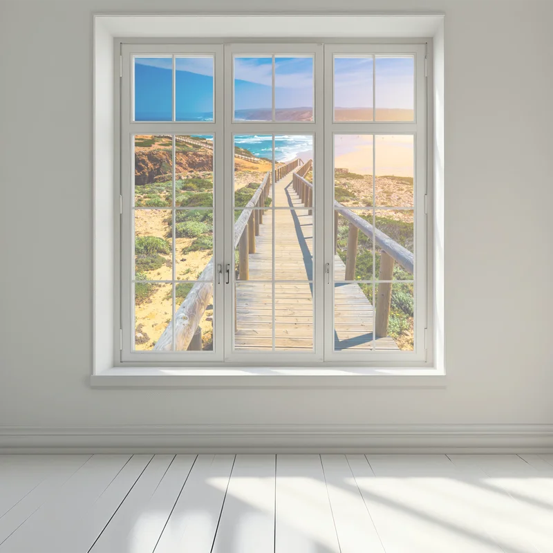 Fensteraufkleber steg zur Praia da Bordeira Fensteraufkleber steg zur Praia da Bordeira