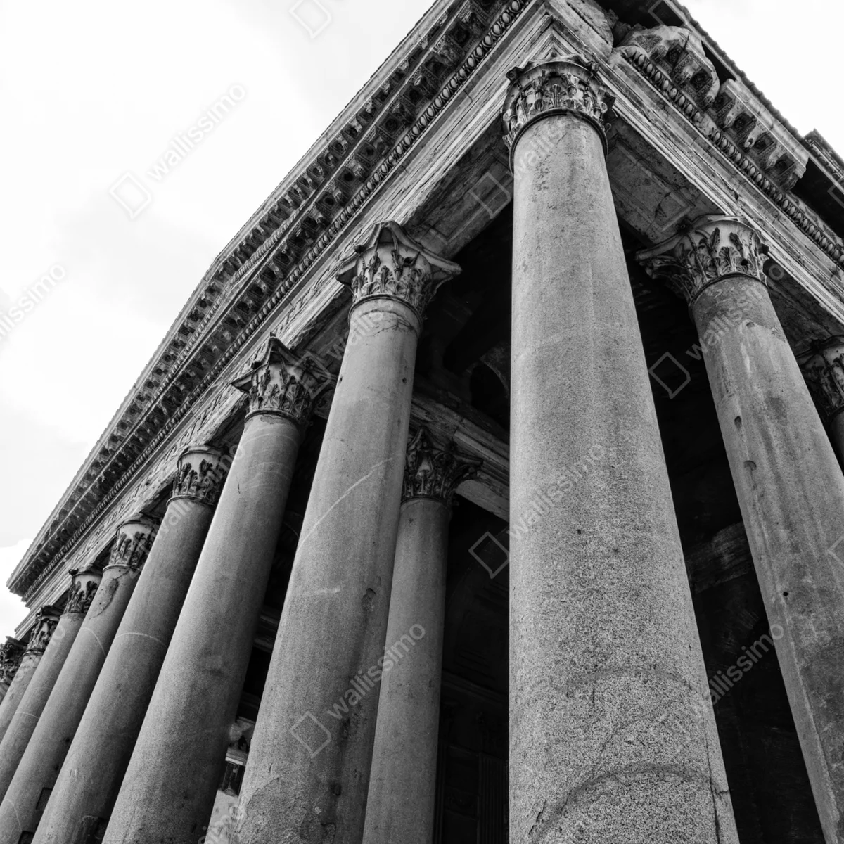 Poster majestätische säulen des Pantheon in Rom Poster majestätische säulen des Pantheon in Rom