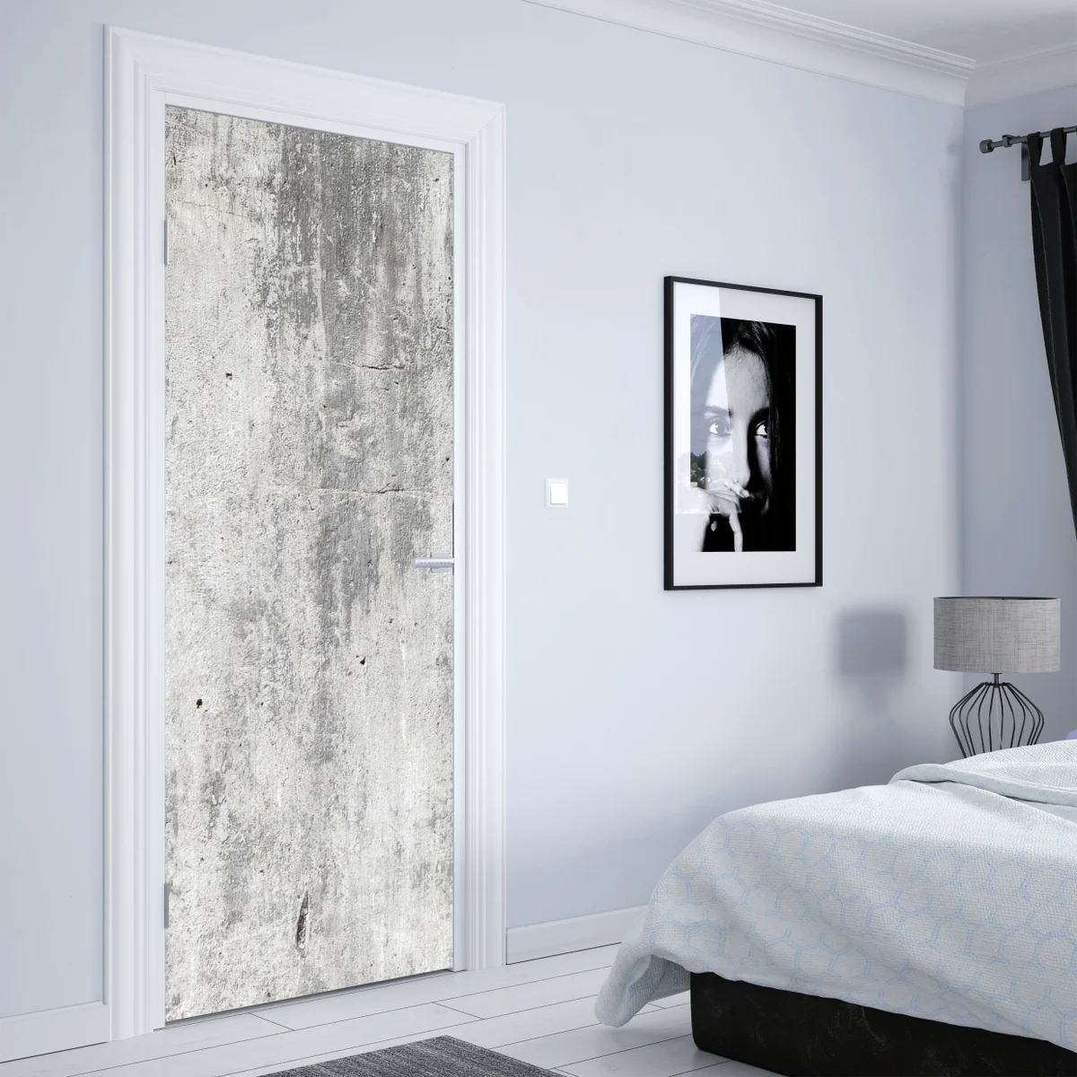 Türaufkleber rohe betonwand textur Türaufkleber rohe betonwand textur