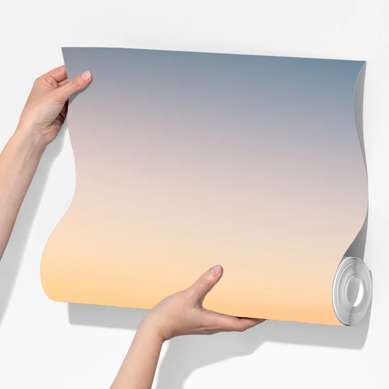 Fototapete sonnenaufgang über grünen hügeln mit steinweg Fototapete sonnenaufgang über grünen hügeln mit steinweg