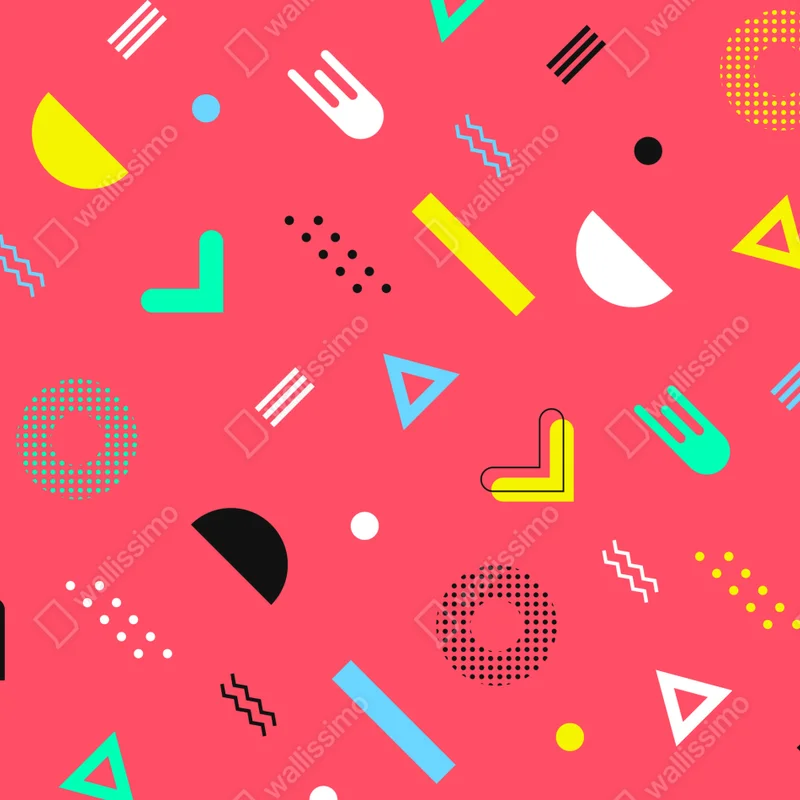 Naklejka na laptopa żywy memphis geometryczny wzór Naklejka na laptopa żywy memphis geometryczny wzór