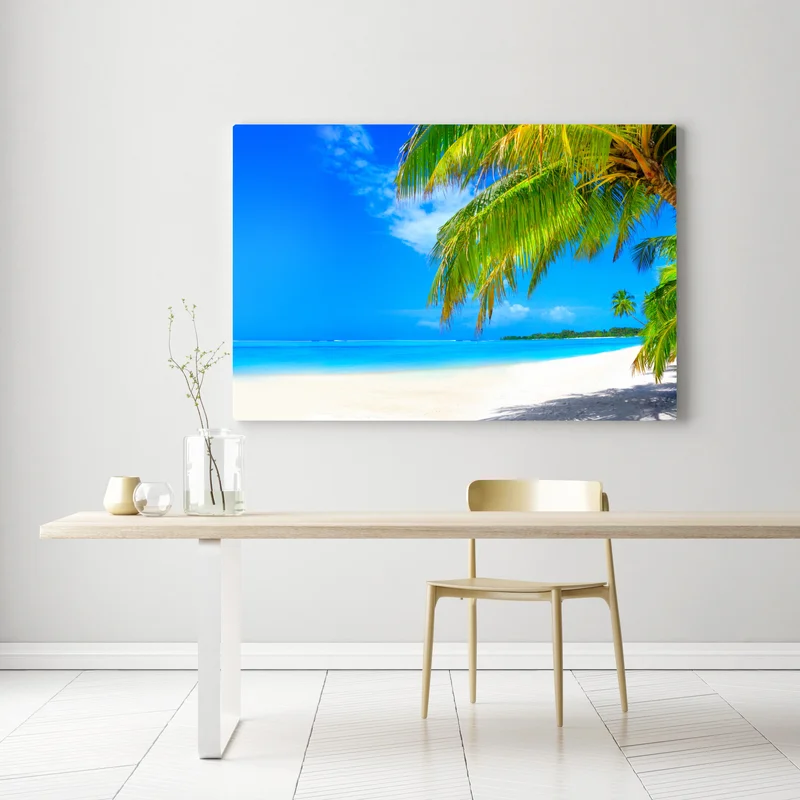 Leinwandbild tropischer türkisstrand Leinwandbild tropischer türkisstrand