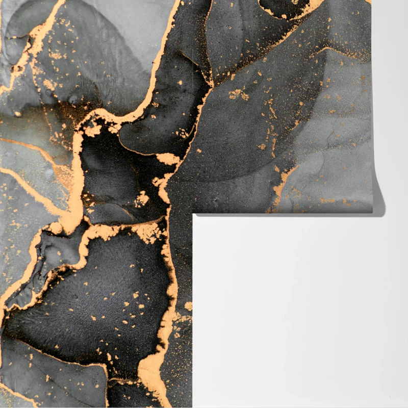 Fototapete rauchiger grauer marmor mit goldenen adern Fototapete rauchiger grauer marmor mit goldenen adern