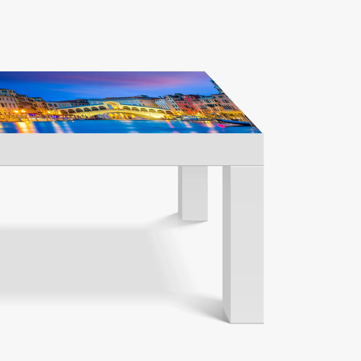 Tischaufkleber und Schreibtischaufkleber Rialto brücke bei dämmerung, Venedig Tischaufkleber und Schreibtischaufkleber Rialto brücke bei dämmerung, Venedig