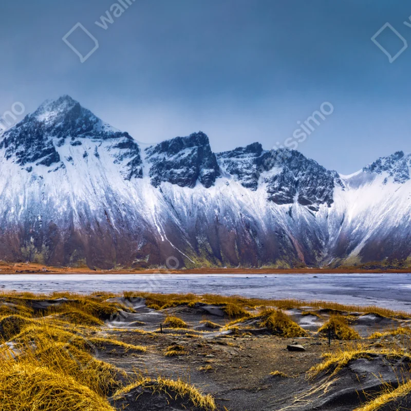Laptop-Aufkleber panorama Vestrahorn bei Stokksnes Laptop-Aufkleber panorama Vestrahorn bei Stokksnes
