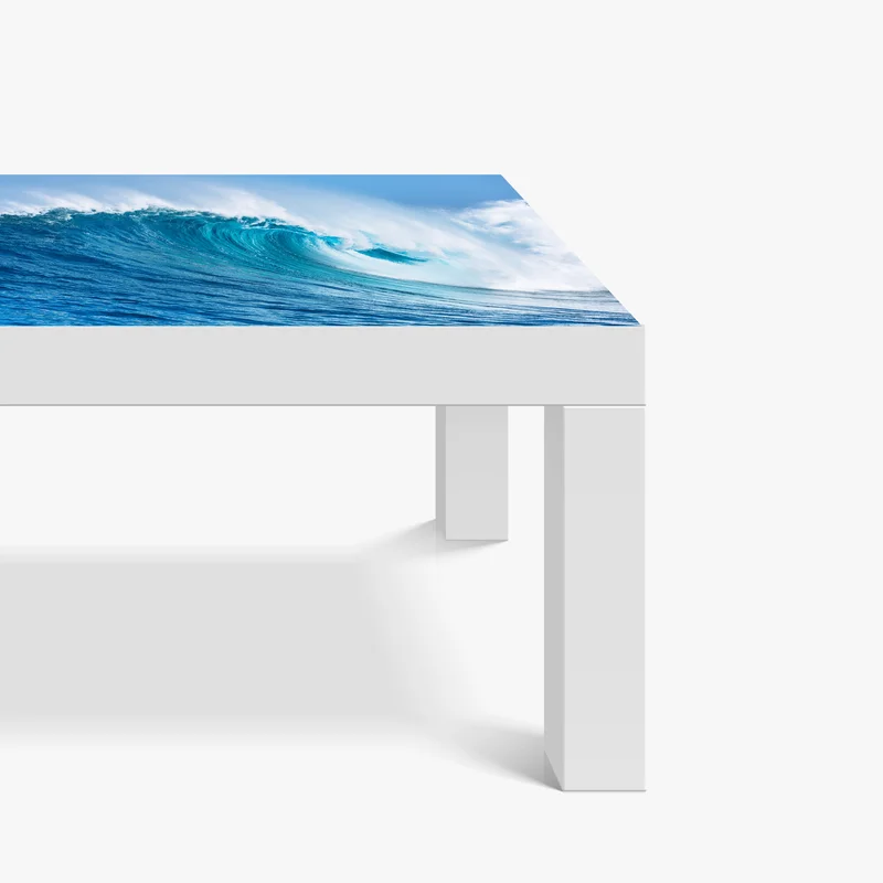 Tischaufkleber und Schreibtischaufkleber majestätische türkisfarbene ozeanwelle Tischaufkleber und Schreibtischaufkleber majestätische türkisfarbene ozeanwelle