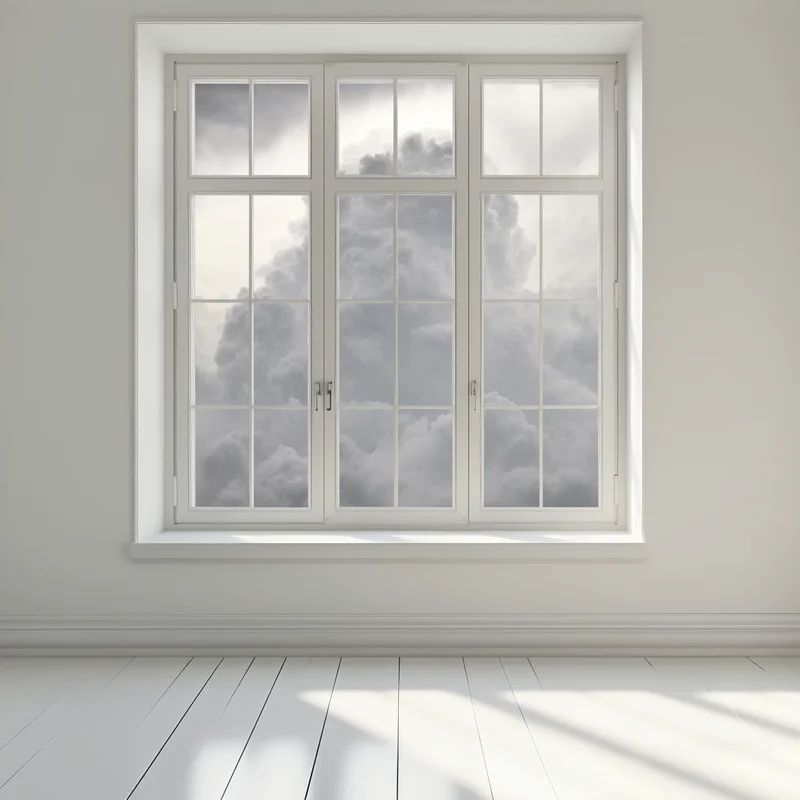 Fensteraufkleber dramatische graue wolkenlandschaft Fensteraufkleber dramatische graue wolkenlandschaft