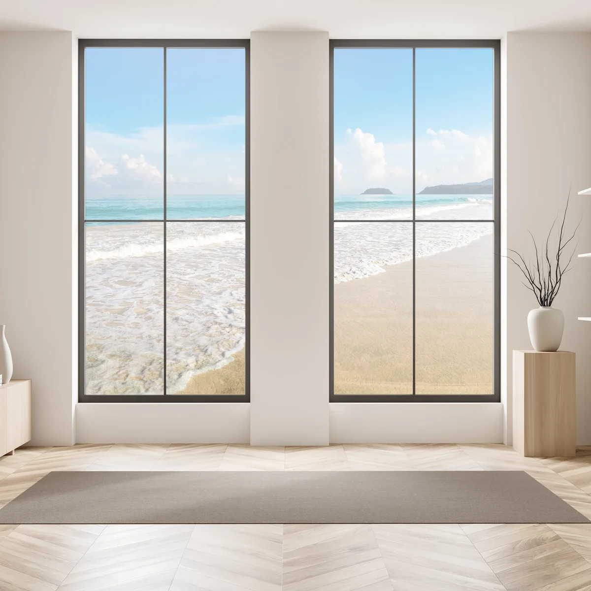 Fensteraufkleber Karon strand, Phuket: ruhige meeresansicht Fensteraufkleber Karon strand, Phuket: ruhige meeresansicht