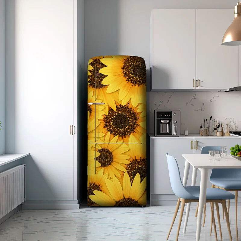 Kühlschrankaufkleber goldene sonnenblumen Kühlschrankaufkleber goldene sonnenblumen