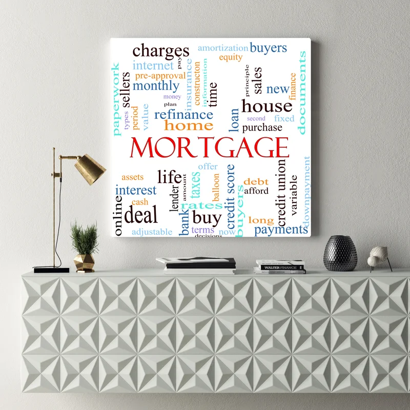 Leinwandbild Hypothek Wort Konzept Illustration • Leinwandbilder bei Wallnifity® Leinwandbild Hypothek Wort Konzept Illustration • Leinwandbilder bei Wallnifity®