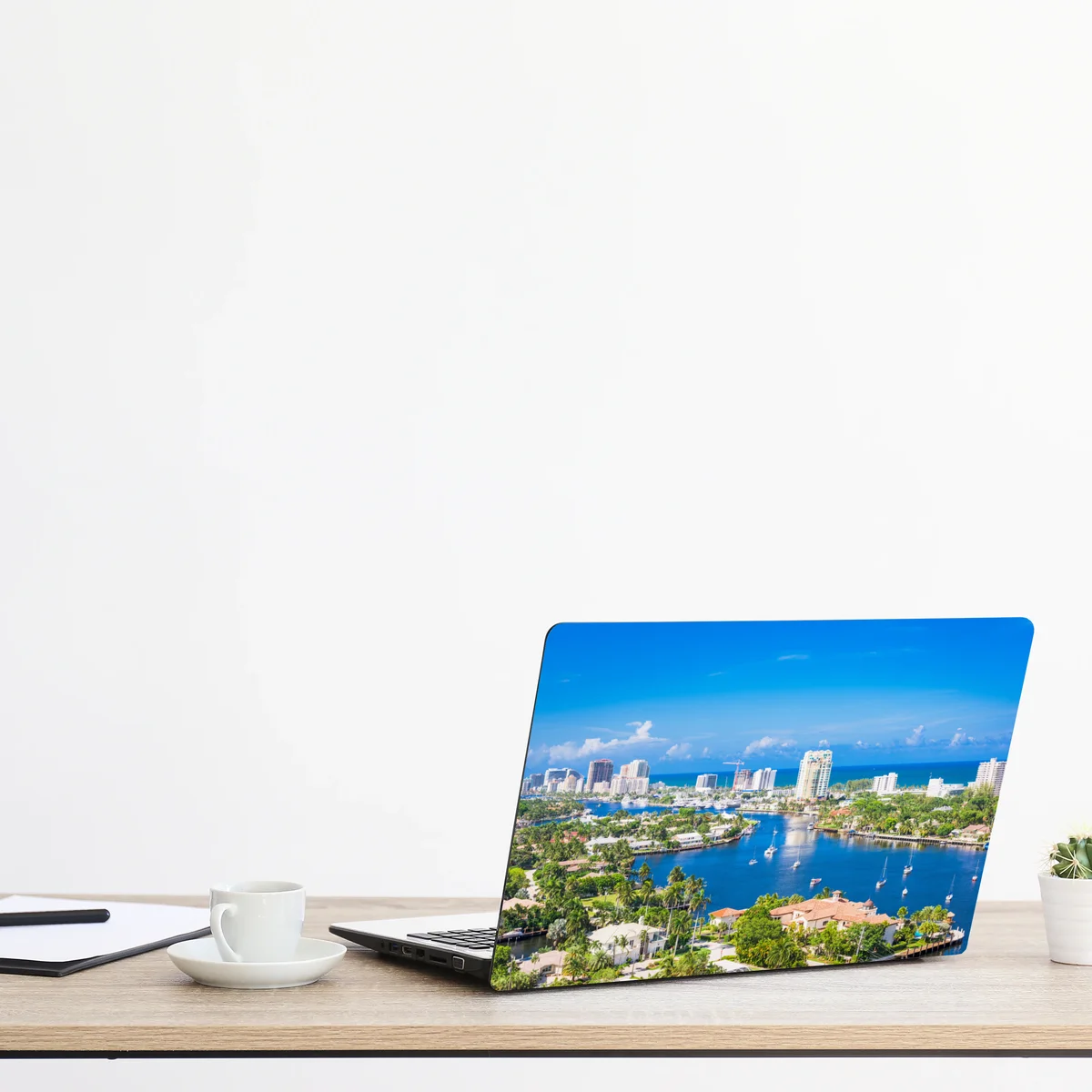 Laptop-Aufkleber Fort Lauderdale stadtskyline am meer Laptop-Aufkleber Fort Lauderdale stadtskyline am meer