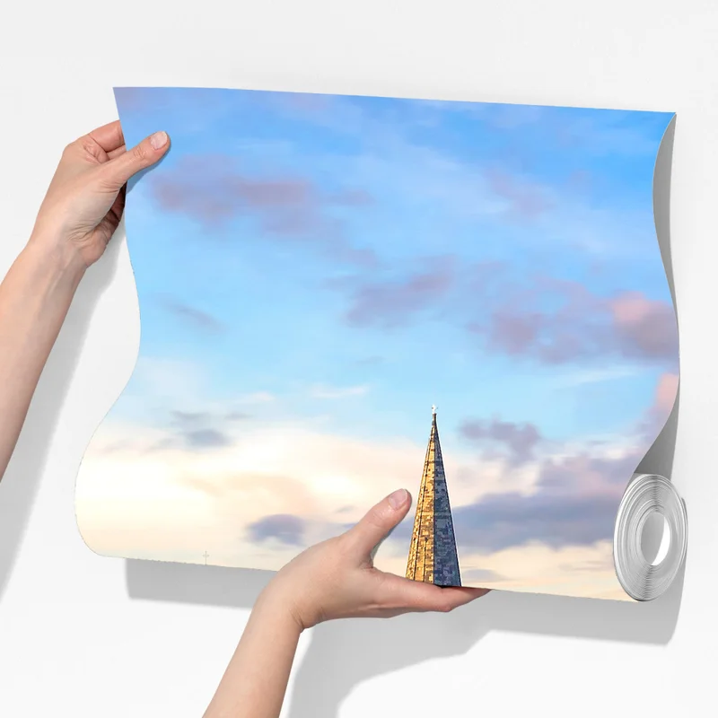 Fototapeta Edynburg panorama z zamkiem i wieżą zegarową Fototapeta Edynburg panorama z zamkiem i wieżą zegarową