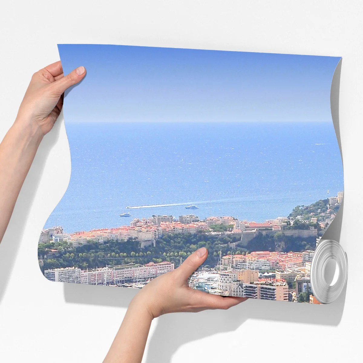 Fototapeta słoneczna panorama nadmorskiego miasta Fototapeta słoneczna panorama nadmorskiego miasta