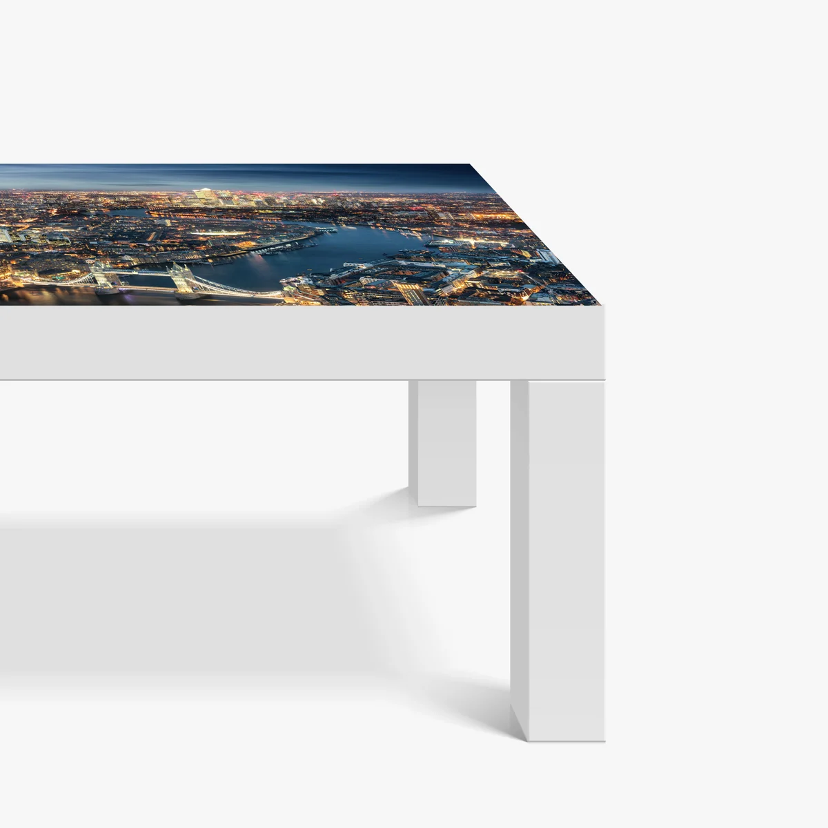 Tischaufkleber und Schreibtischaufkleber nächtliche skyline von London Tischaufkleber und Schreibtischaufkleber nächtliche skyline von London