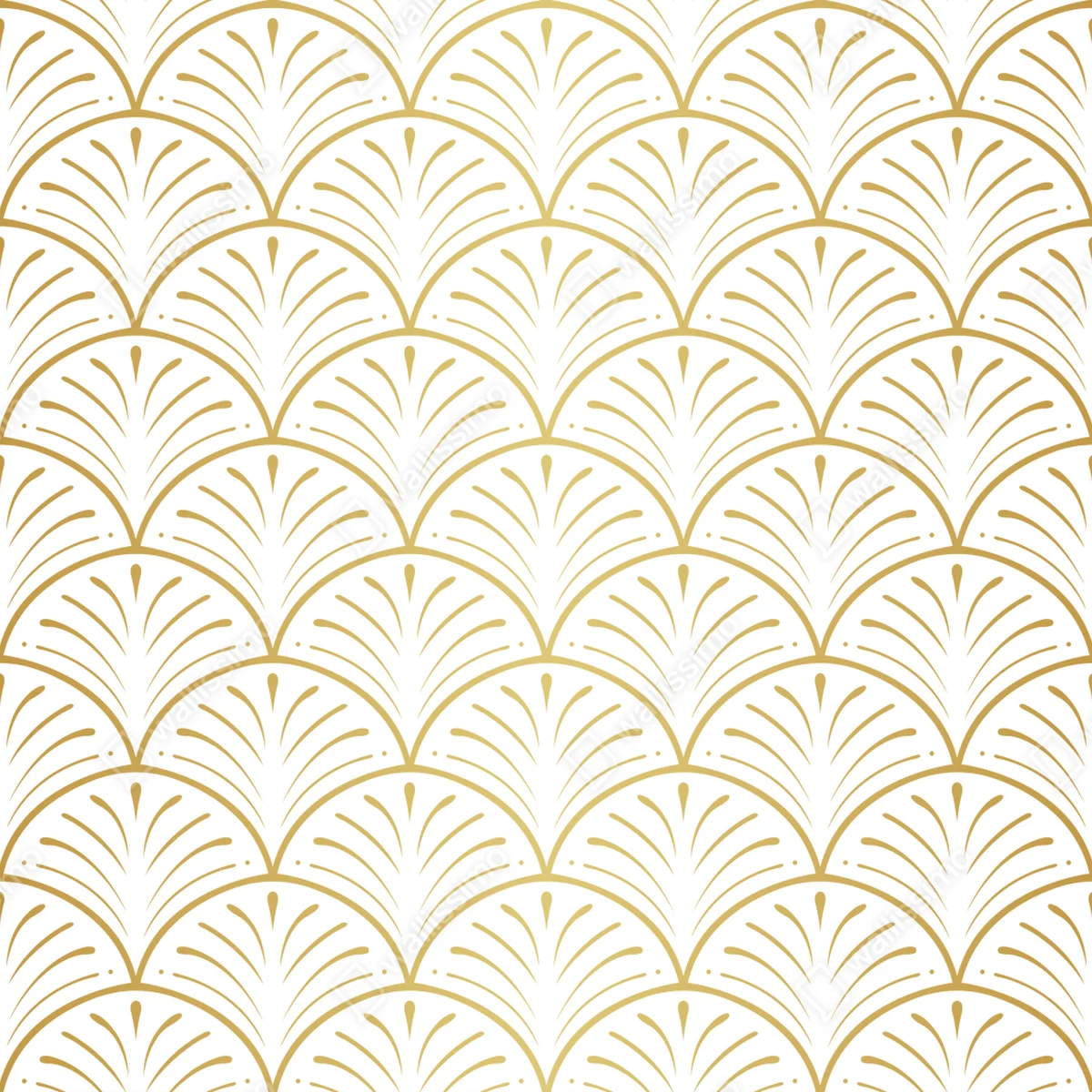 Tischaufkleber und Schreibtischaufkleber goldenes art deco fächermuster Tischaufkleber und Schreibtischaufkleber goldenes art deco fächermuster