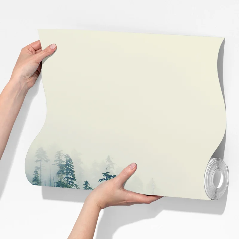 Fototapete nebliger nadelwald Fototapete nebliger nadelwald