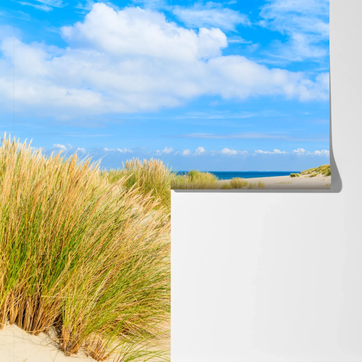 Fototapete ruhige dünen Sylt mit leuchtturm Fototapete ruhige dünen Sylt mit leuchtturm