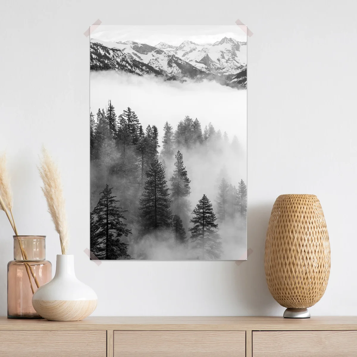 Poster nebliger Giant Forest, Sequoia National Park Poster nebliger Giant Forest, Sequoia National Park