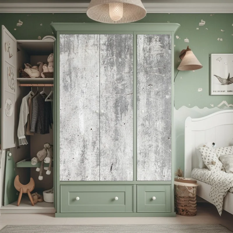 Schrankaufkleber rohe betonwand textur