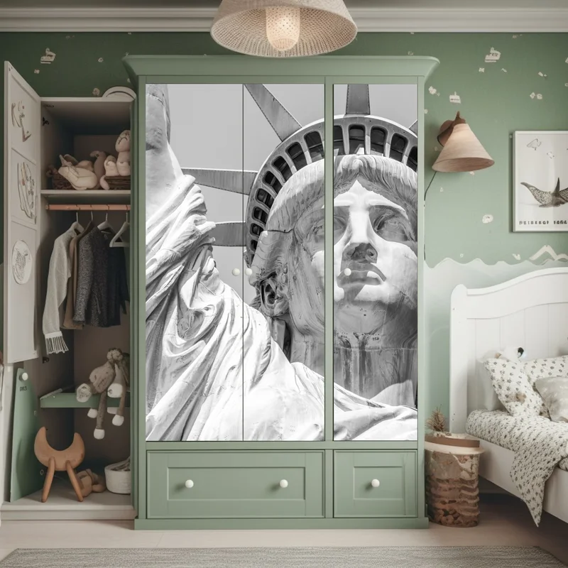 Schrankaufkleber Freiheitsstatue nahaufnahme