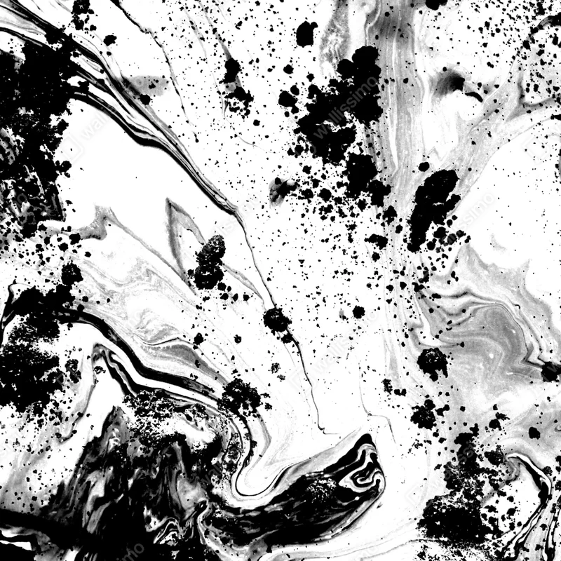 Kühlschrankaufkleber monochromes marmormuster abstrakt Kühlschrankaufkleber monochromes marmormuster abstrakt