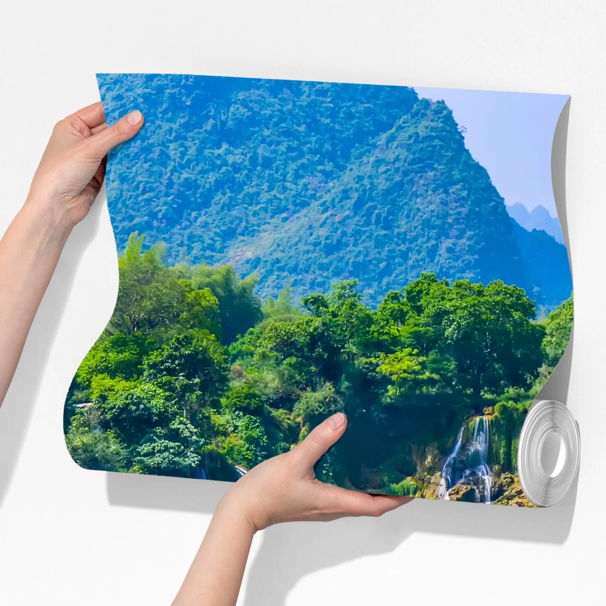 Fototapete smaragdgrüne kaskaden Fototapete smaragdgrüne kaskaden