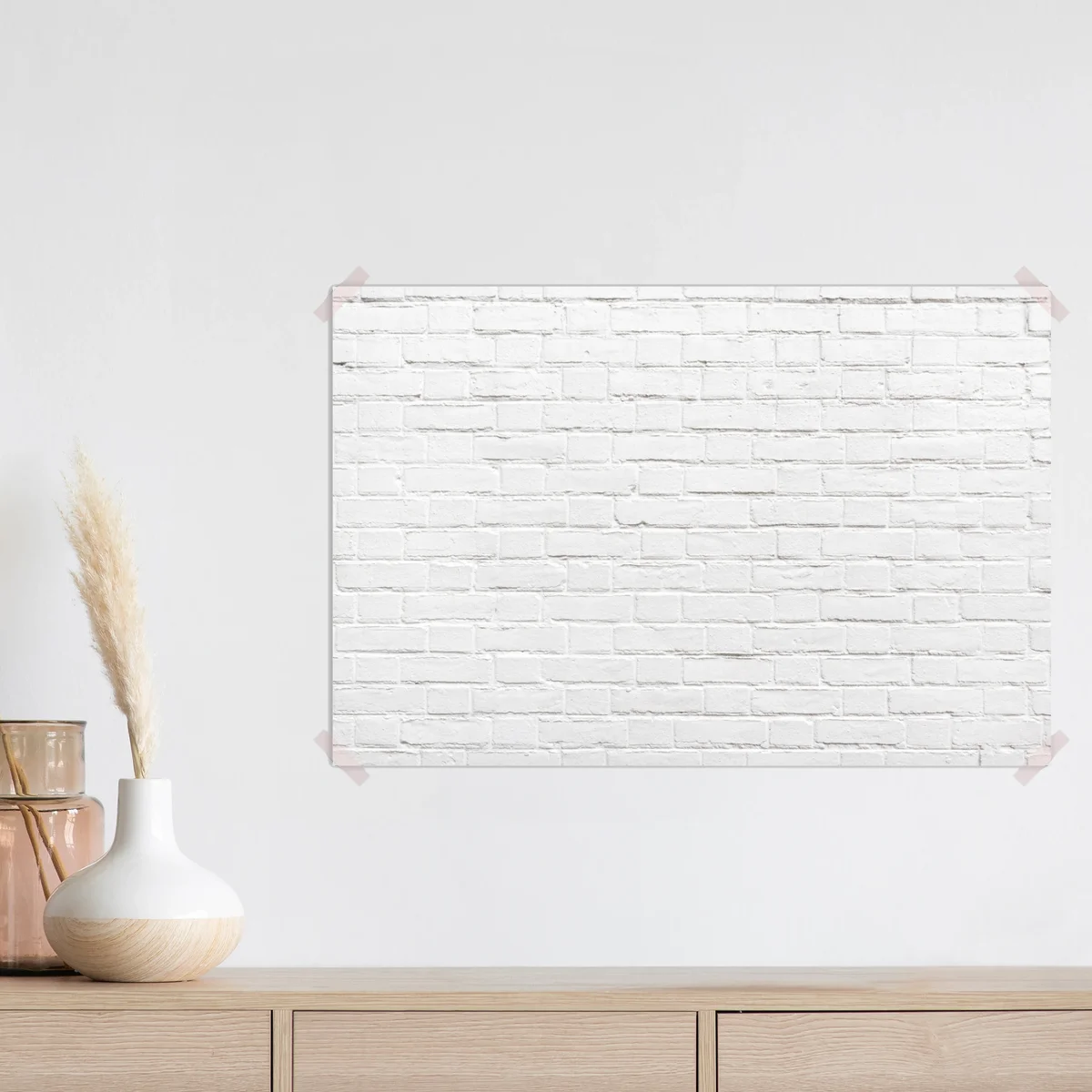 Poster textur weiße ziegelwand • Poster bei Wallnifity® Poster textur weiße ziegelwand • Poster bei Wallnifity®