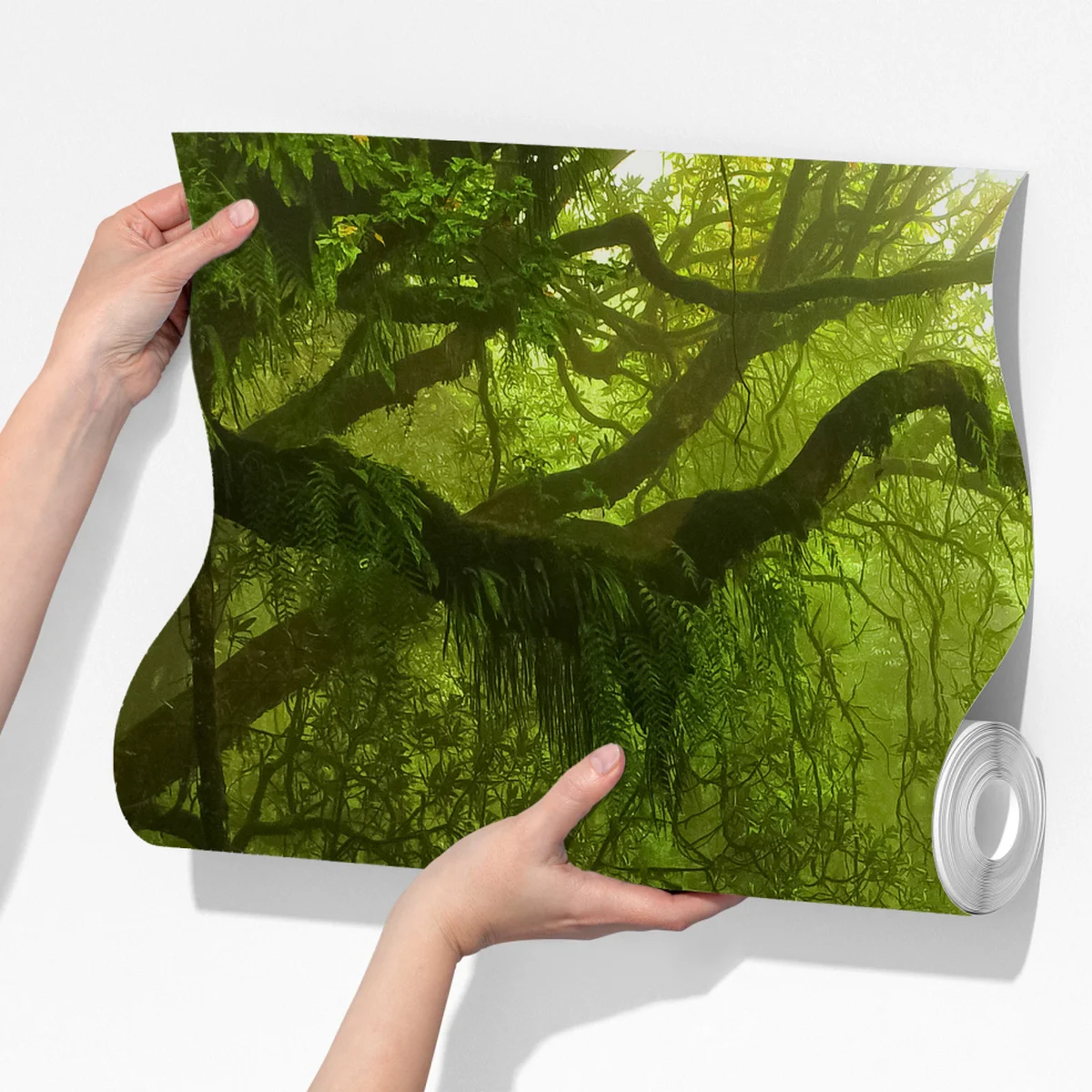 Fototapeta zaczarowany zielony leśny strumień Fototapeta zaczarowany zielony leśny strumień