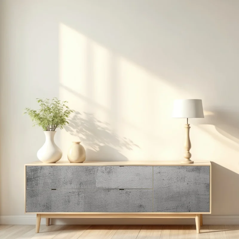 Repositionierbarer Aufkleber graue betonstruktur