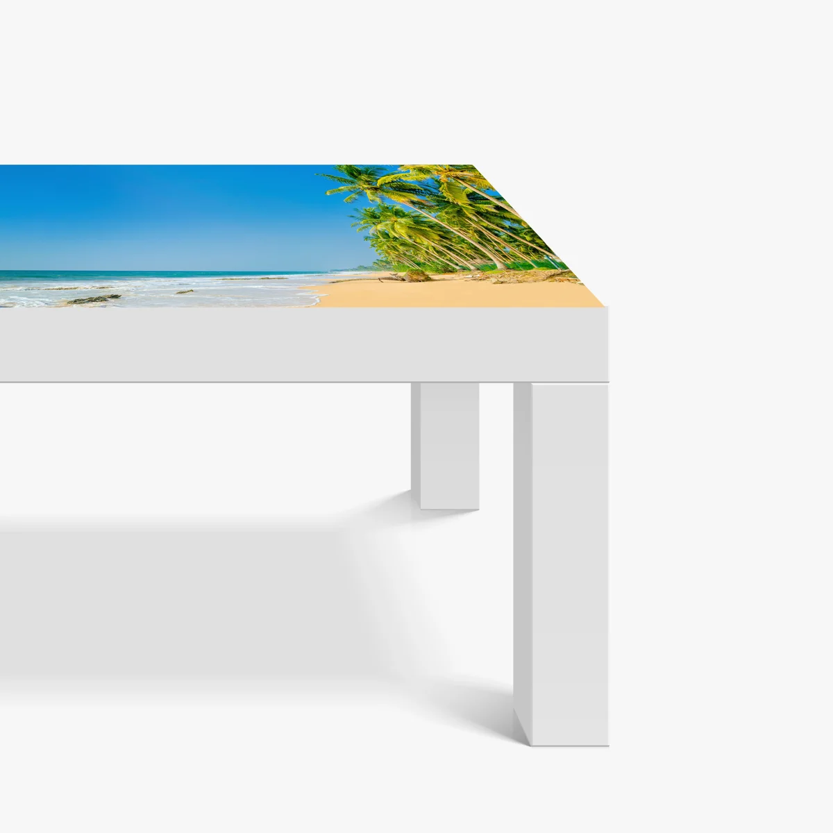 Tischaufkleber und Schreibtischaufkleber tropischer palmenstrand Tischaufkleber und Schreibtischaufkleber tropischer palmenstrand
