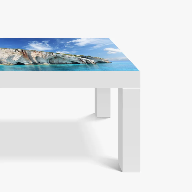 Tischaufkleber und Schreibtischaufkleber blaue höhlen auf Zakynthos