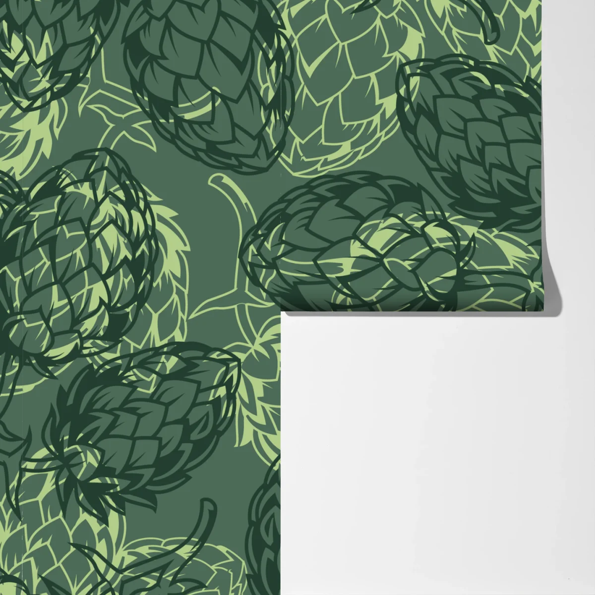 Fototapete grünes hopfenmuster Fototapete grünes hopfenmuster