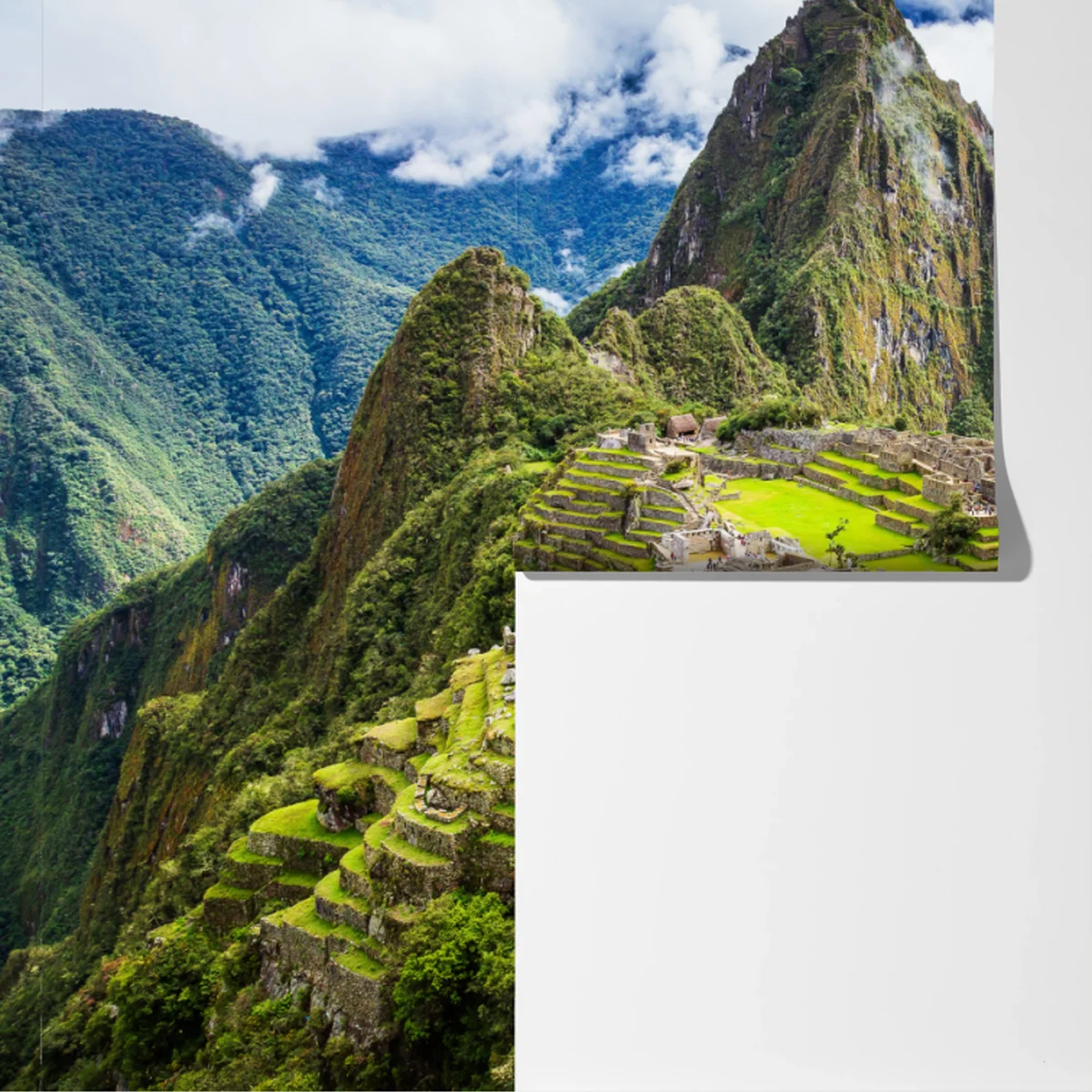Fototapeta Machu Picchu starożytne tarasy górskie Fototapeta Machu Picchu starożytne tarasy górskie