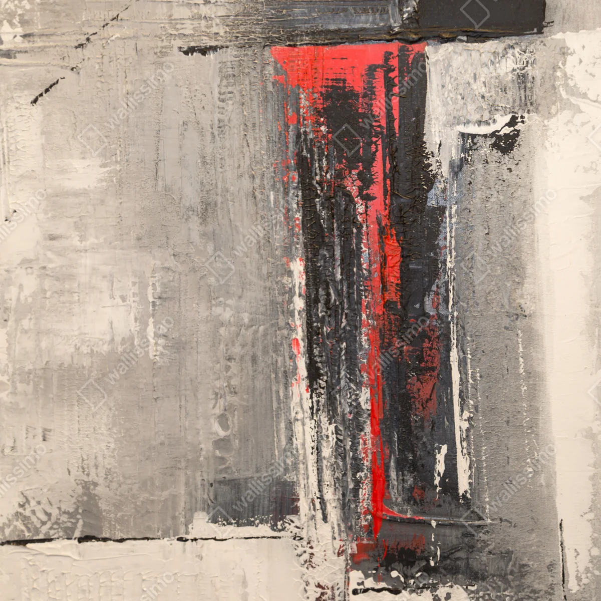 Schrankaufkleber strukturierte abstraktion mit rotem akzent Schrankaufkleber strukturierte abstraktion mit rotem akzent