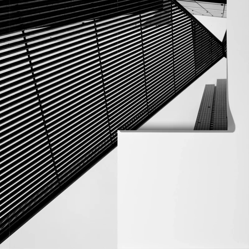 Fototapeta Melbourne architektura czarno-biała Fototapeta Melbourne architektura czarno-biała