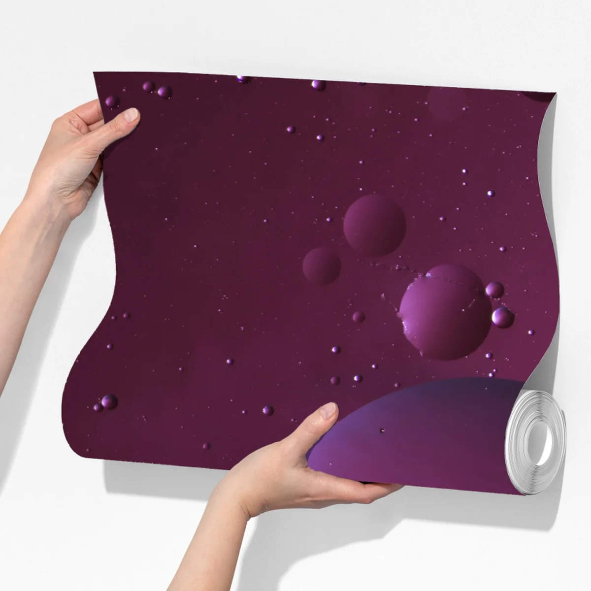 Fototapete violette kosmische sphären abstrakte kunst Fototapete violette kosmische sphären abstrakte kunst