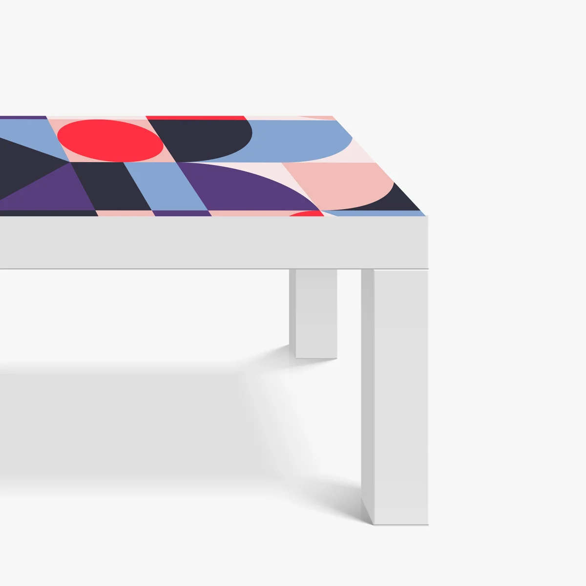 Tischaufkleber und Schreibtischaufkleber geometrische pastellkomposition Tischaufkleber und Schreibtischaufkleber geometrische pastellkomposition