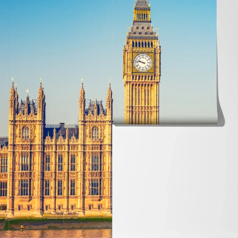Fototapeta Londyn z Big Benem i mostem Westminster Fototapeta Londyn z Big Benem i mostem Westminster
