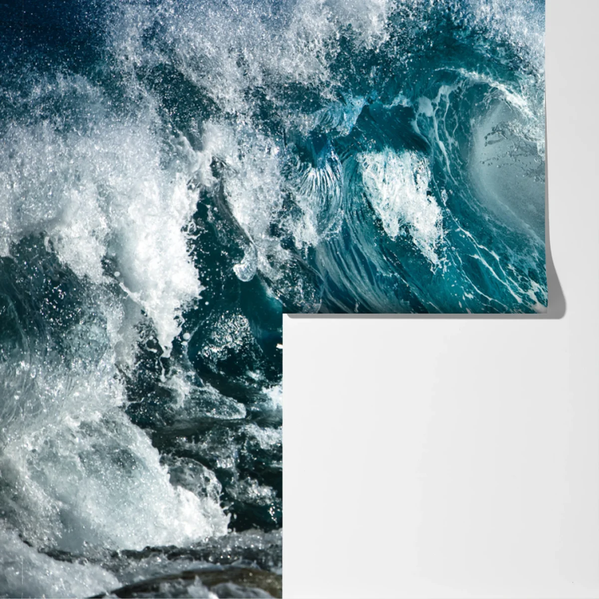 Fototapeta turkusowa fala oceanu w ruchu Fototapeta turkusowa fala oceanu w ruchu