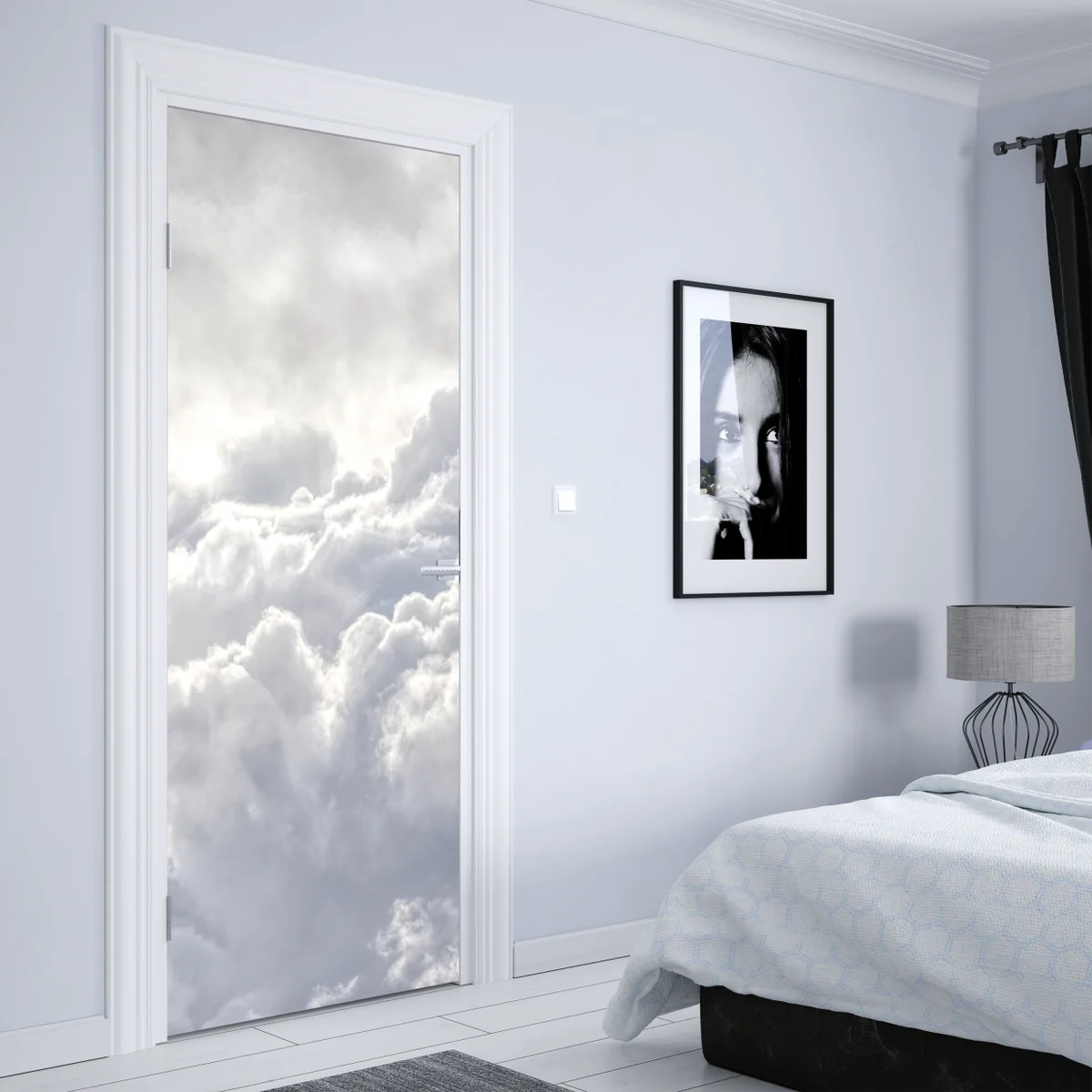 Türaufkleber ätherische wolkenlandschaft Türaufkleber ätherische wolkenlandschaft