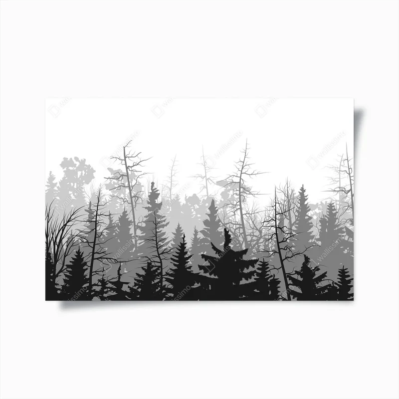 Poster horizontale Abbildungen von Nadelholz. • Poster bei Wallnifity® Poster horizontale Abbildungen von Nadelholz. • Poster bei Wallnifity®