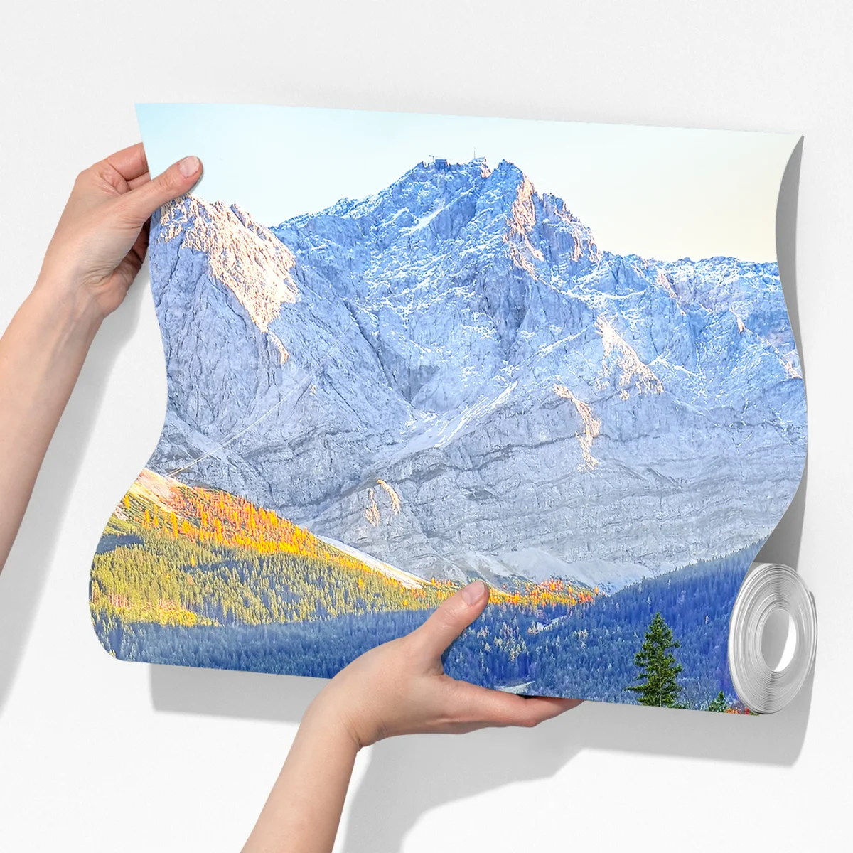 Fototapete herbstliche spiegelung am Eibsee bei Zugspitze Fototapete herbstliche spiegelung am Eibsee bei Zugspitze