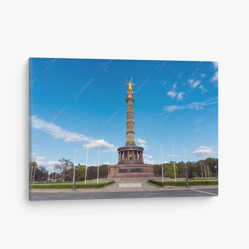 Leinwandbild Die Siegesstatue in Berlin • Leinwandbilder bei Wallnifity® Leinwandbild Die Siegesstatue in Berlin • Leinwandbilder bei Wallnifity®