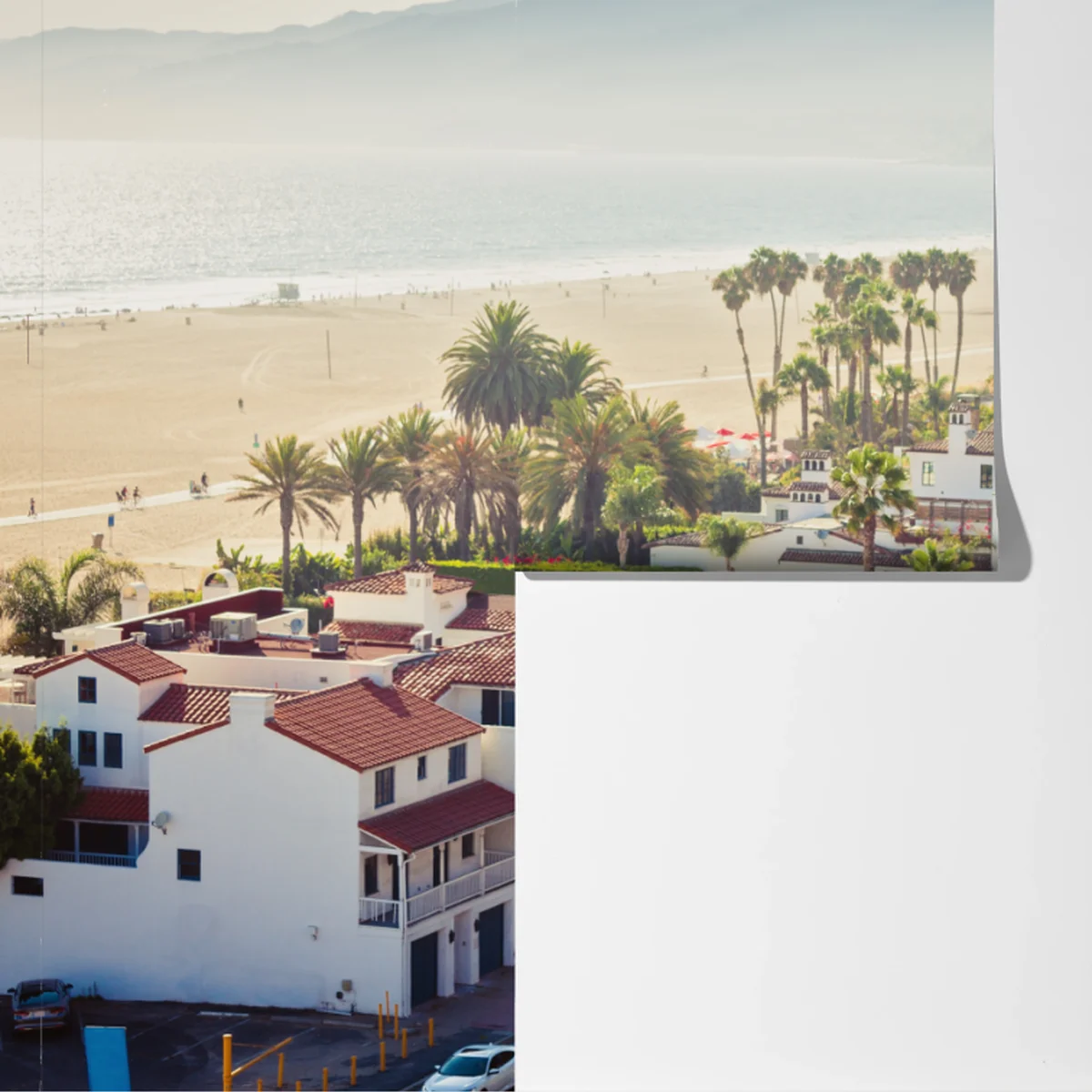 Fototapete Santa Monica küstenpanorama Fototapete Santa Monica küstenpanorama