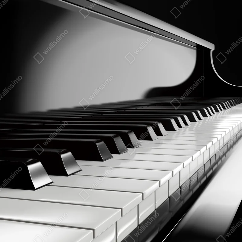 Fototapete elegante schwarzweiß klaviertasten Fototapete elegante schwarzweiß klaviertasten
