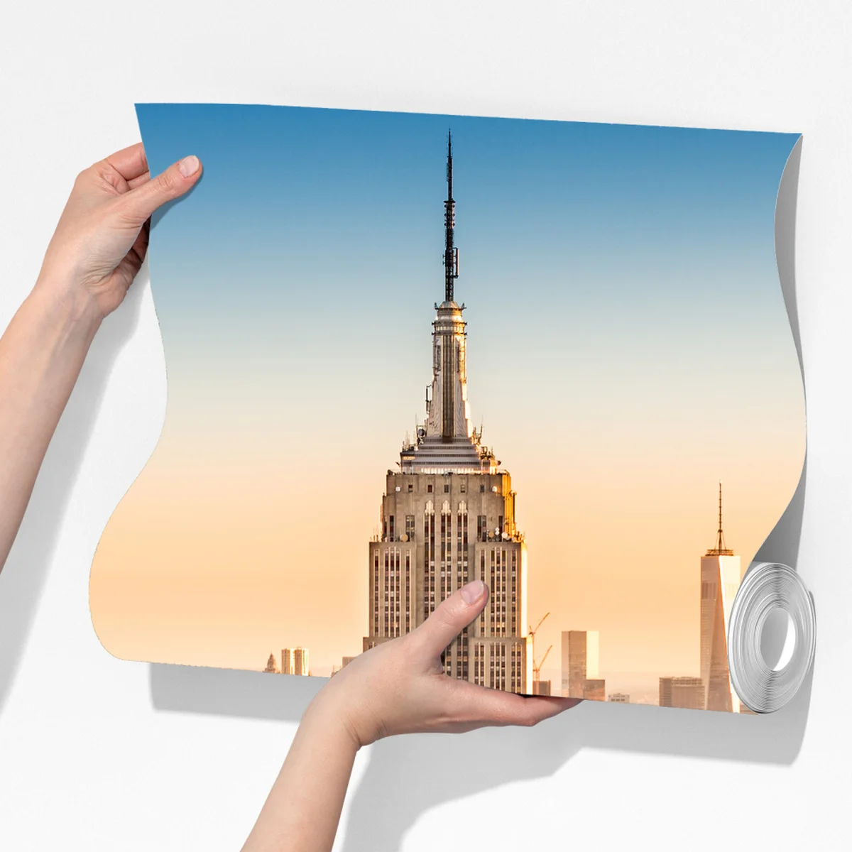 Fototapeta Nowy Jork panorama miasta o zachodzie słońca Fototapeta Nowy Jork panorama miasta o zachodzie słońca