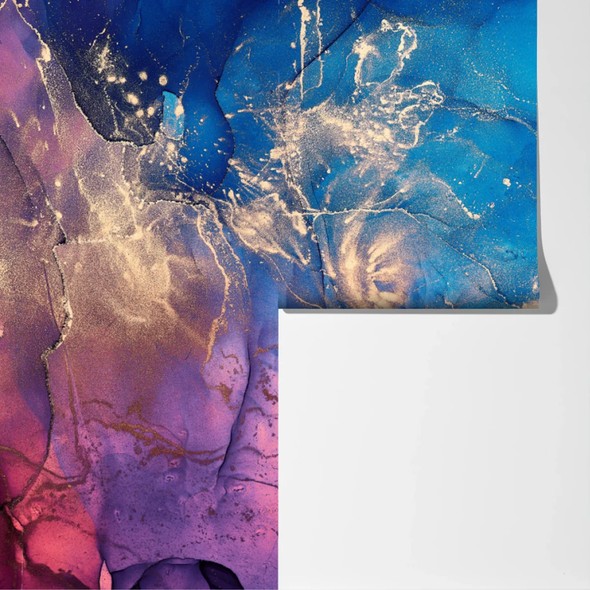 Fototapete blaue marmorierte alkoholtinten abstraktion Fototapete blaue marmorierte alkoholtinten abstraktion